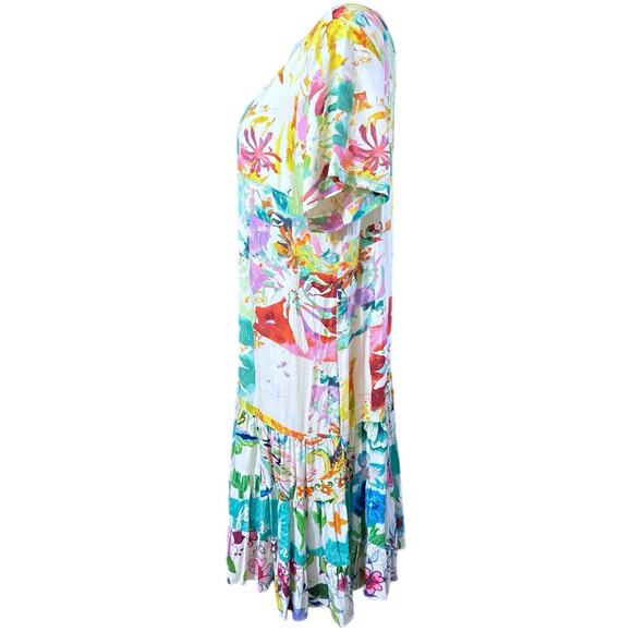 Jams World 50 Years Hawaii Pinwheel Pattern Women's Dress Size Large - Picture 3 of 10